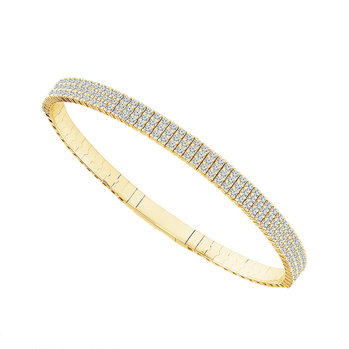 Diamond Bangle 1.5 ct tw 14k White Gold-FSBG5090S8W-6C