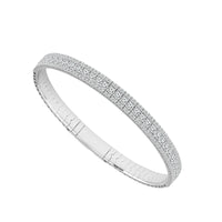 Diamond Bangle 2.9 ct tw 14k White Gold-FSBG5092S8W-6C