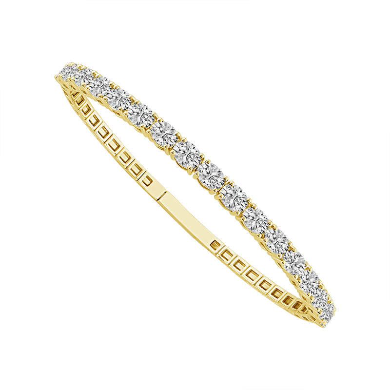 Diamond Bangle 5 ct tw 14k Yellow Gold-FSBG5133K6Y-6C
