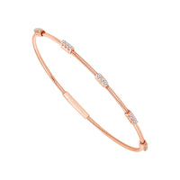 Diamond Bangle 0.20 ct tw 14k White Gold-FSBG5151S8W