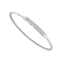 Diamond Bangle 0.50 ct tw 14k White Gold-FSBG5157S8W