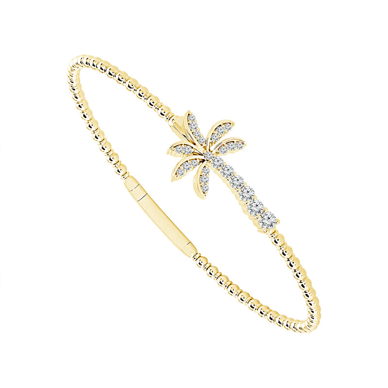 Diamond Bangle 0.50 ct tw 14k Yellow Gold-FSBG5169S8Y-6C