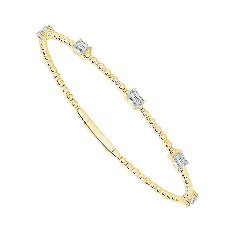 Diamond Bangle 1.50 ct tw 14k White Gold-FSBG5170K5W