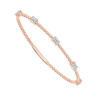 Diamond Bangle 1.50 ct tw 14k White Gold-FSBG5170K5W