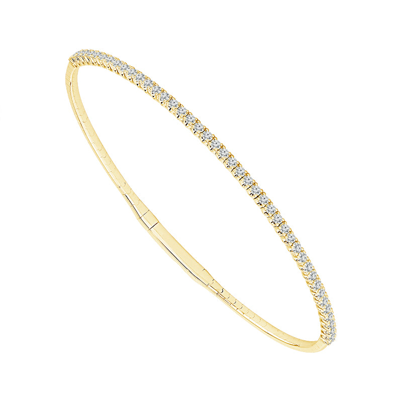 Diamond Bangle 0.50 ct tw 14k White Gold-FSBG5185S8W