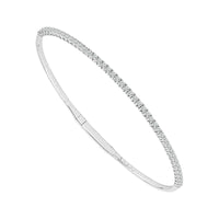 Diamond Bangle 0.50 ct tw 14k White Gold-FSBG5185S8W