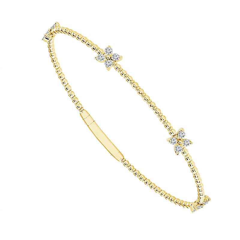 Diamond Bangle 0.50 ct tw 14k Yellow Gold-FSBG5191S8Y-6C