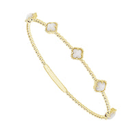 Tracer Bangle 14k Yellow Gold-FSBG5192PLY-6C