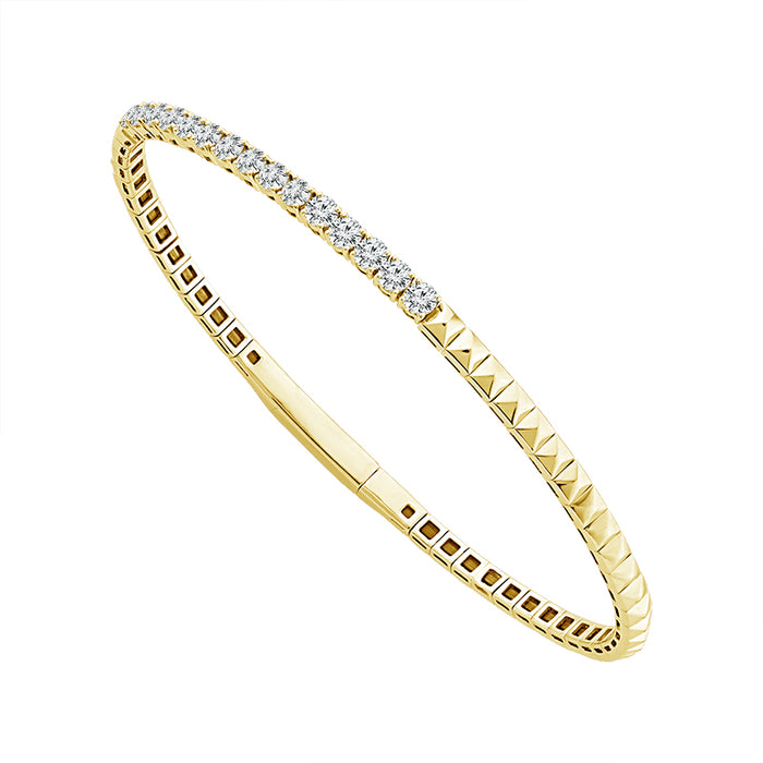 Diamond Bangle 1.00 ct tw 14k Yellow Gold-FSBG5211S8Y