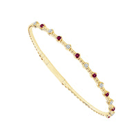 Diamond Bangle 0.25 ct tw 14k White Gold-FSBG5215RU3S8W