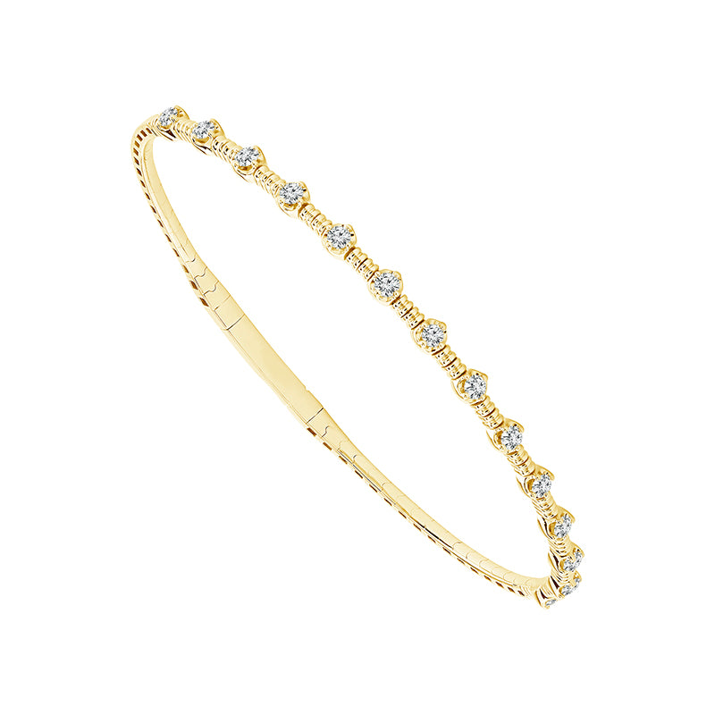 Diamond Bangle 0.50 ct tw 14k Yellow Gold-FSBG5215S8Y-6C