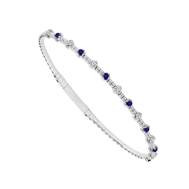 Diamond Bangle 0.25 ct tw 14k White Gold-FSBG5215SA3S8W