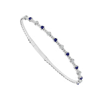 Diamond Bangle 0.25 ct tw 14k White Gold-FSBG5215SA3S8W