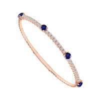 Diamond Bangle 0.90 ct tw 14k White Gold-FSBG5216SA3S9W