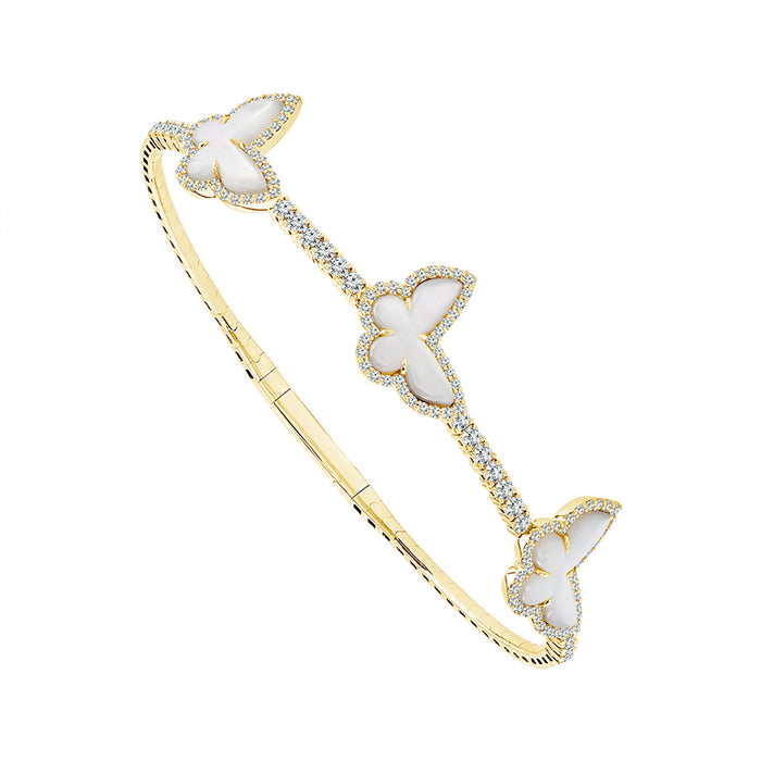 Diamond Bangle 1.00 ct tw 14k Yellow Gold-FSBG5226S8Y-6C