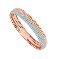 Diamond Bangle 8.00 ct tw 14k Yellow Gold-FSBG5238S8Y