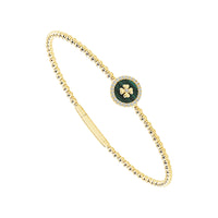 Diamond Bangle 0.10 ct tw 14k Yellow Gold-FSBG5244MLS8Y-6C