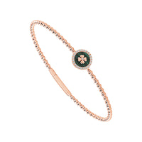 Diamond Bangle 0.10 ct tw 14k Yellow Gold-FSBG5244MLS8Y-6C