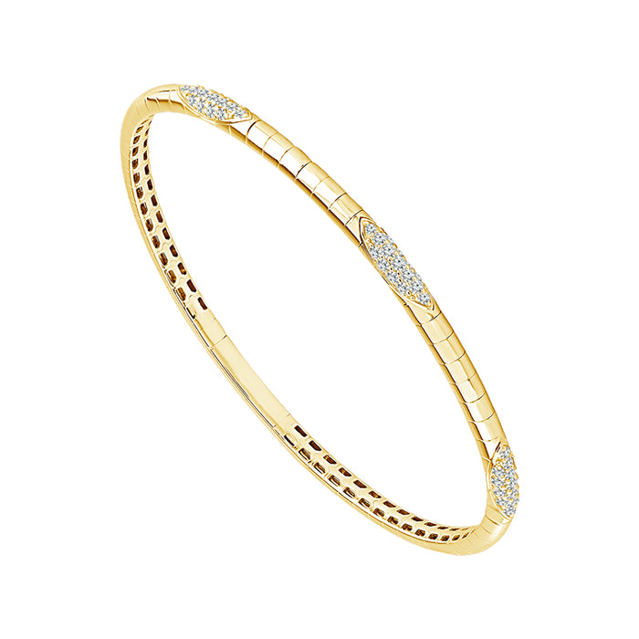 Diamond Bangle 0.50 ct tw 14k Yellow Gold-FSBG5246S8Y-6C