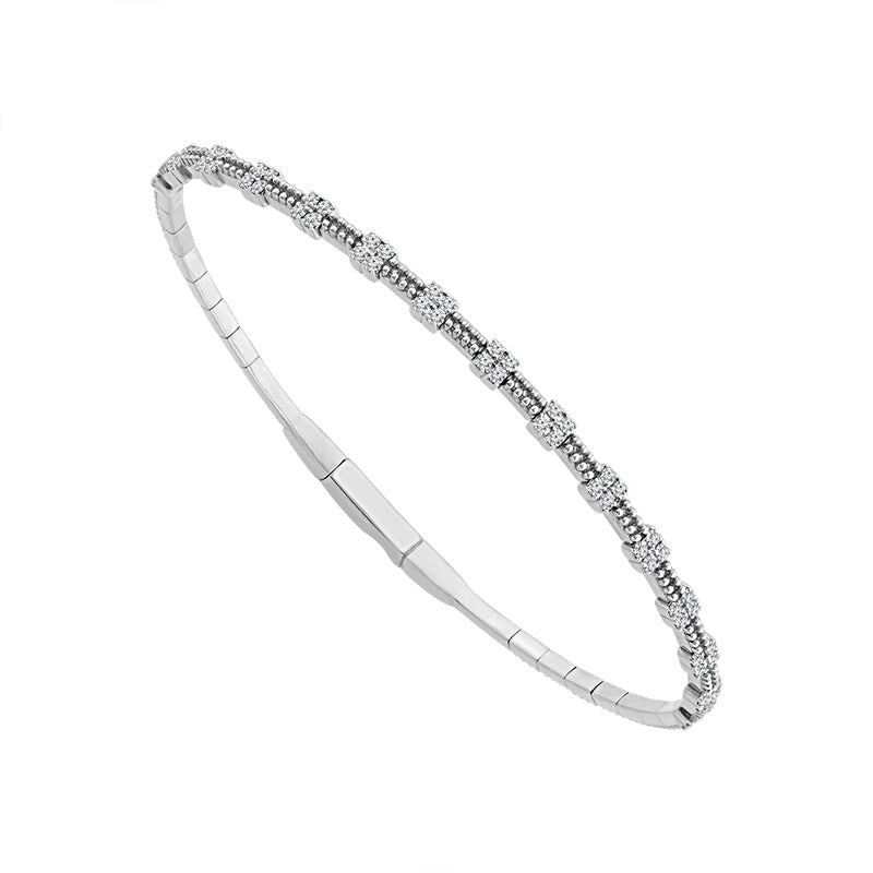 Diamond Bangle 0.40 ct tw 14k Yellow Gold-FSBG5247S8Y
