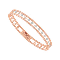 Diamond Bangle 0.60 ct tw 14k White Gold-FSBG5259S8W