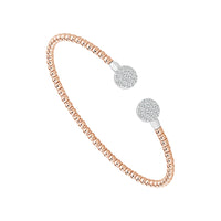 Diamond Bangle 0.50 ct tw 14k Yellow Gold-FSBG5262S8Y