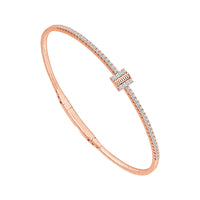 Diamond Bangle 0.50 ct tw 14k White Gold-FSBG5272S8W4