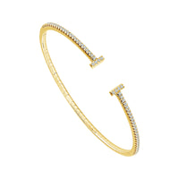 Diamond Bangle 0.50 ct tw 14k Yellow Gold-FSBG5273S8Y