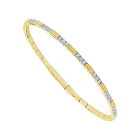Diamond Bangle 0.40 ct tw 14k Yellow Gold-FSBG5275S8Y