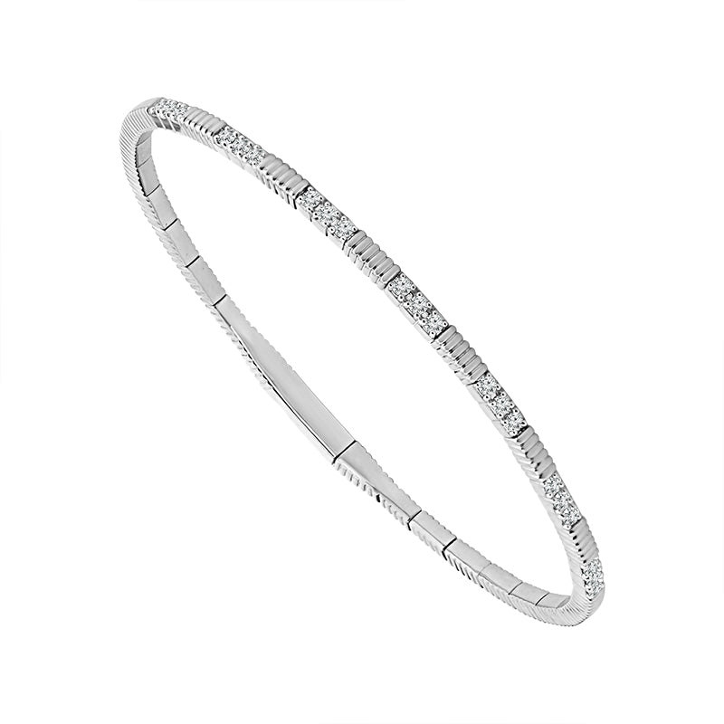 Diamond Bangle 0.40 ct tw 14k Yellow Gold-FSBG5275S8Y