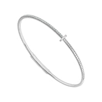 Diamond Bangle 0.25 ct tw 14k Yellow Gold-FSBG5282S8Y