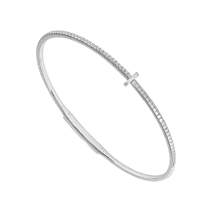 Diamond Bangle 0.25 ct tw 14k Yellow Gold-FSBG5282S8Y