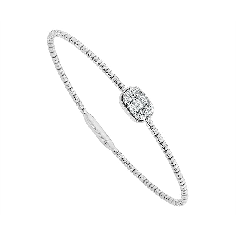 Diamond Bangle 0.33 ct tw 14k Yellow Gold-FSBG5287K6Y