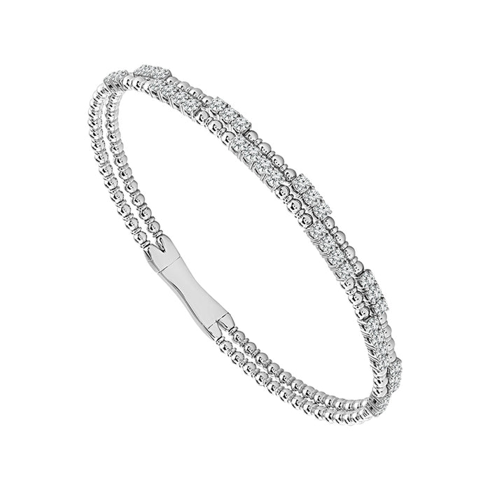 Diamond Bangle 1.33 ct tw 14k Yellow Gold-FSBG5292S8Y-6C