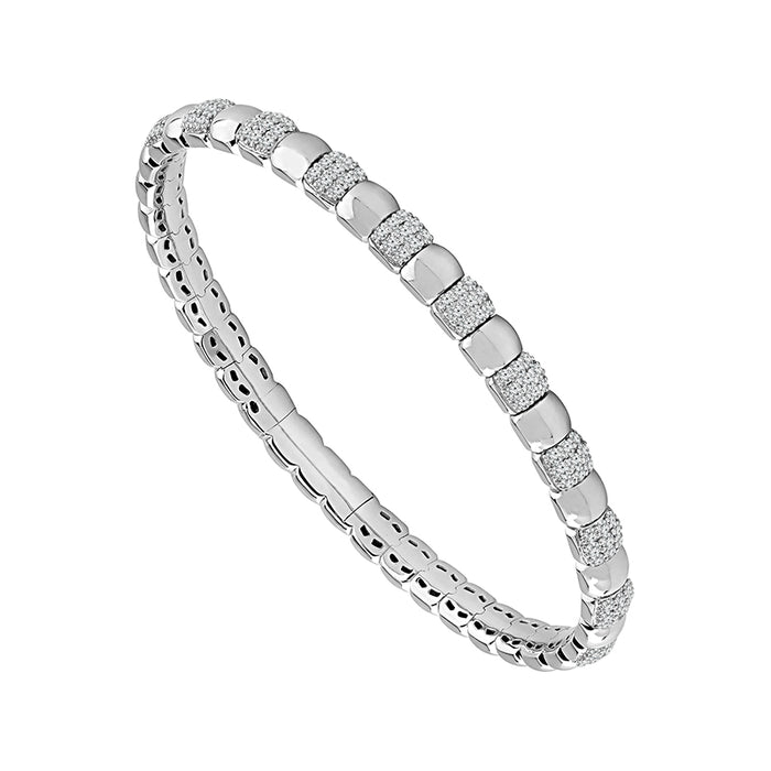 Diamond Bangle 1 ct tw 14k Yellow Gold-FSBG5295S8Y