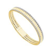 Diamond Bangle 1 ct tw 14k Yellow Gold-FSBG5296S8Y-6C