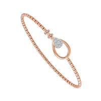 Diamond Bangle 0.25 ct tw 14k Yellow Gold-FSBG5297S8Y