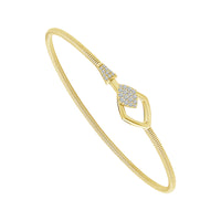 Diamond Bangle 0.20 ct tw 14k Yellow Gold-FSBG5299S8Y