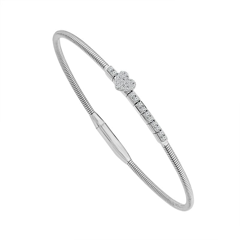 Diamond Bangle 0.20 ct tw 14k Yellow Gold-FSBG5304S8Y