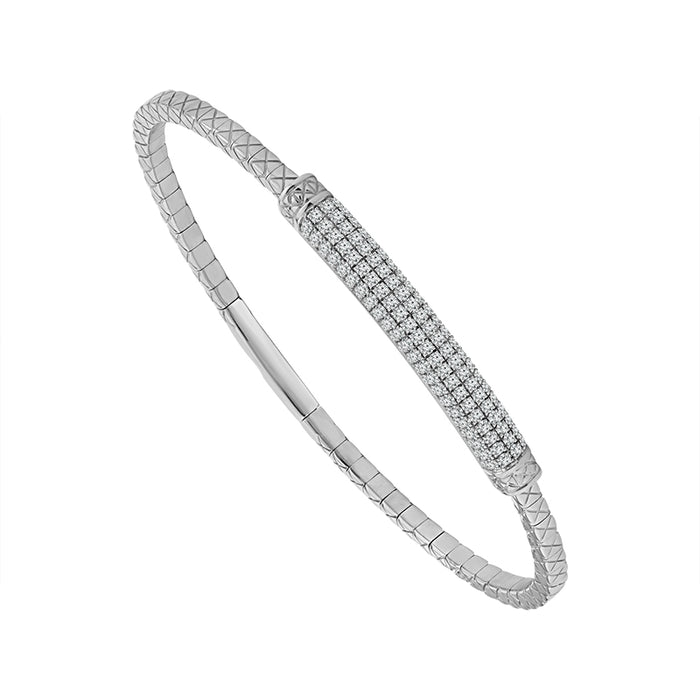 Diamond Bangle 1 ct tw 14k Yellow Gold-FSBG5316S8Y