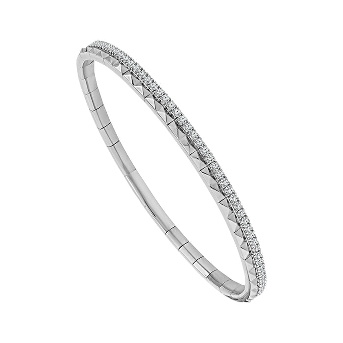 Diamond Bangle 1 ct tw 14k Yellow Gold-FSBG5318S8Y