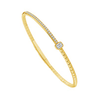 Diamond Bangle 0.60 ct tw 14k Yellow Gold-FSBG5325K5Y