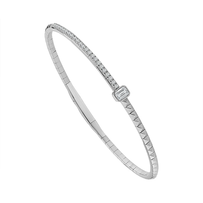 Diamond Bangle 0.60 ct tw 14k Yellow Gold-FSBG5325K5Y