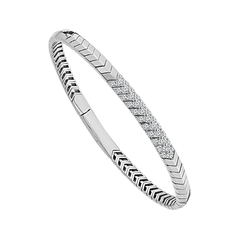 Diamond Bangle 1.50 ct tw 14k Yellow Gold-FSBG5327S8Y