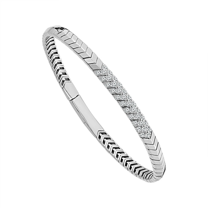 Diamond Bangle 1.50 ct tw 14k Yellow Gold-FSBG5327S8Y