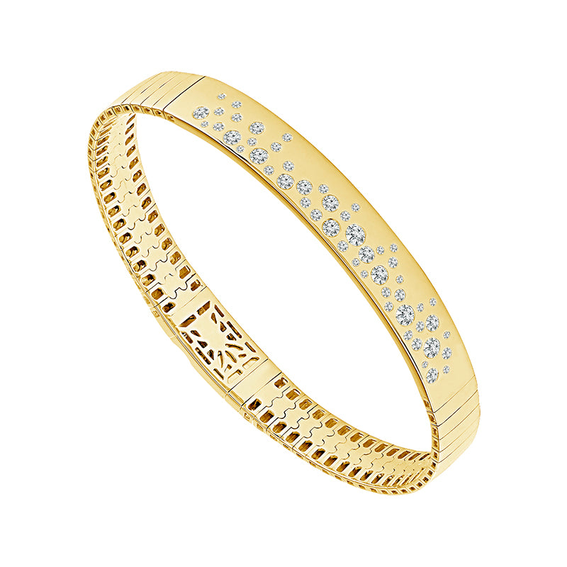 Diamond Bangle 0.75 ct tw 14k Yellow Gold-FSBG5358S8Y-6C