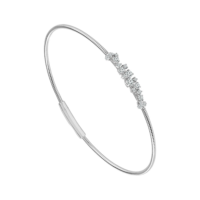Diamond Bangle 0.33 ct tw 14k Yellow Gold-FSBG5370S8Y