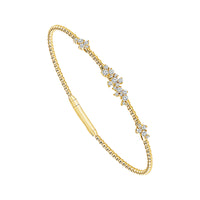 Diamond Bangle 0.40 ct tw 14k Yellow Gold-FSBG5371S8Y