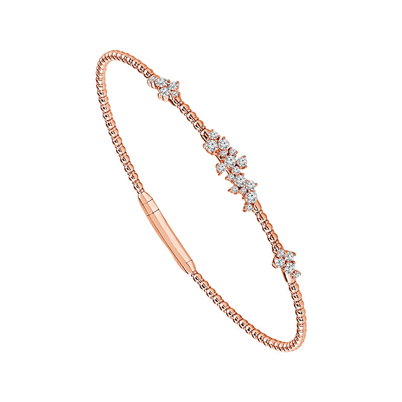 Diamond Bangle 0.40 ct tw 14k Yellow Gold-FSBG5371S8Y