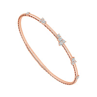 Diamond Bangle 0.60 ct tw 14k Yellow Gold-FSBG5373S8Y